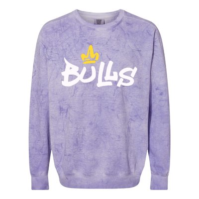 Demar Derozan Wearing Chicagobulls 1966 Dalen X Don C Colorblast Crewneck Sweatshirt