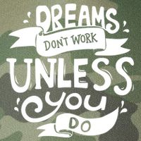 Dreams Don't Work Unless You Do Legacy Tie Dye Trucker Hat