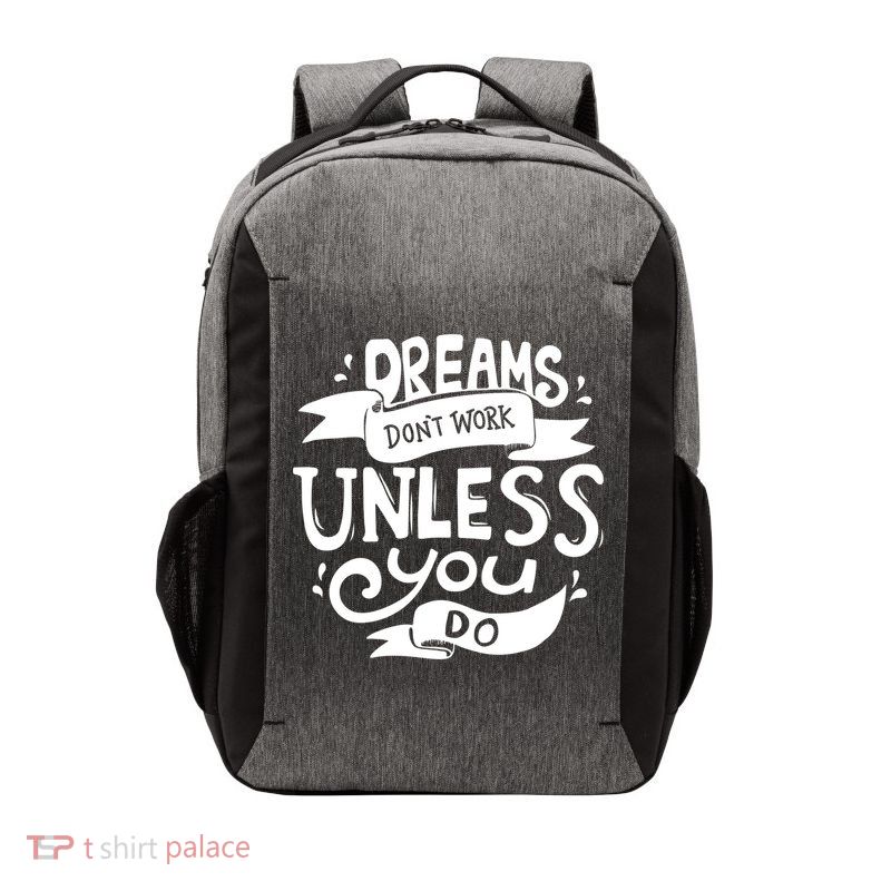 Dreams Don't Work Unless You Do Vector Backpack