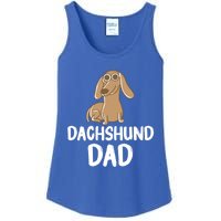 Dachshund Dad Wiener Dog Funny Dog Lover Fathers Day Gift Ladies Essential Tank