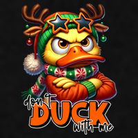 Dont Duck With Me Funny Sarcastic Grumpy Duck Christmas Ladies PosiCharge Tri-Blend Wicking Tank