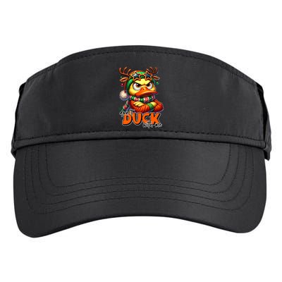 Dont Duck With Me Funny Sarcastic Grumpy Duck Christmas Adult Drive Performance Visor