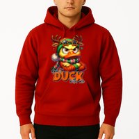 Dont Duck With Me Funny Sarcastic Grumpy Duck Christmas Hoodie