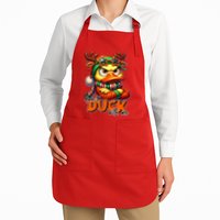 Dont Duck With Me Funny Sarcastic Grumpy Duck Christmas Apron