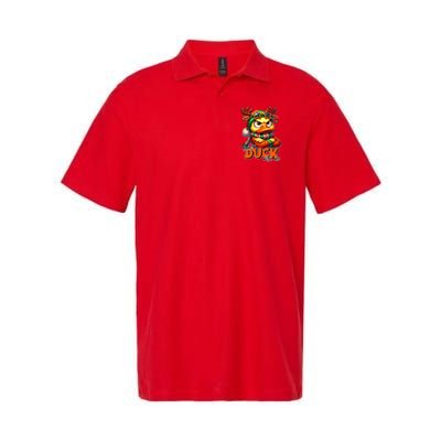 Dont Duck With Me Funny Sarcastic Grumpy Duck Christmas Polo
