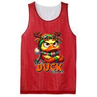Dont Duck With Me Funny Sarcastic Grumpy Duck Christmas Mesh Reversible Basketball Jersey Tank