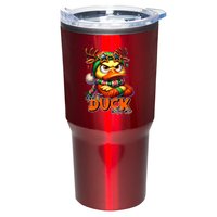 Dont Duck With Me Funny Sarcastic Grumpy Duck Christmas Tumbler