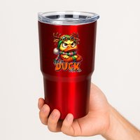 Dont Duck With Me Funny Sarcastic Grumpy Duck Christmas Tumbler