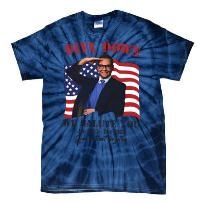 Diva Down We Salute You George Santos Tie-Dye T-Shirt