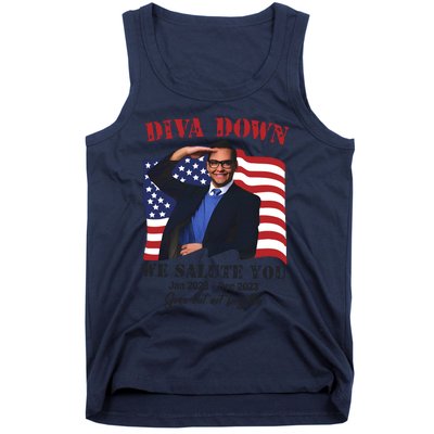 Diva Down We Salute You George Santos Tank Top