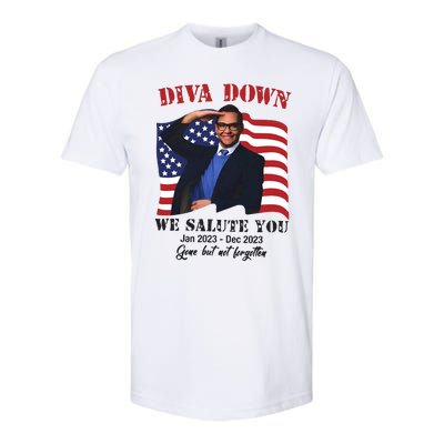 Diva Down We Salute You George Santos Softstyle® CVC T-Shirt