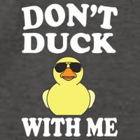 Don't Duck With Me Funny Rubber Duck Ducks Gift Vector Backpack