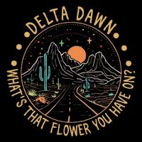 Delta Dawn WhatS That Flower You Have On Western Road 16 in Basic Backpack