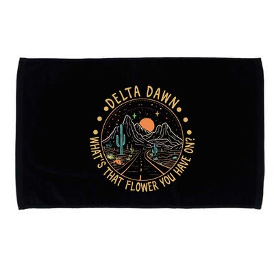 Delta Dawn WhatS That Flower You Have On Western Road Microfiber Hand Towel