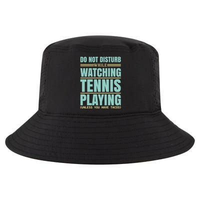 Don't Disturb While Watching Tennis Playing Cool Comfort Performance Bucket Hat