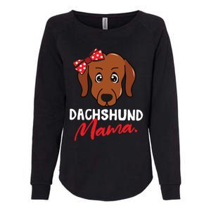 Dachshund Doxie Weenie Mom Mama Dog Lover Gift Meaningful Gift Womens California Wash Sweatshirt