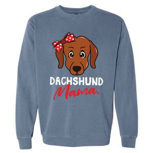 Dachshund Doxie Weenie Mom Mama Dog Lover Gift Meaningful Gift Garment-Dyed Sweatshirt