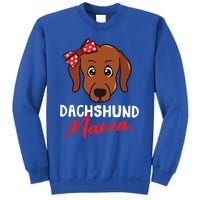 Dachshund Doxie Weenie Mom Mama Dog Lover Gift Meaningful Gift Sweatshirt