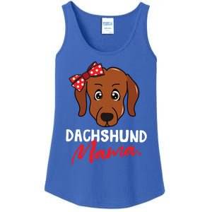 Dachshund Doxie Weenie Mom Mama Dog Lover Gift Meaningful Gift Ladies Essential Tank