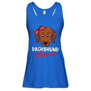 Dachshund Doxie Weenie Mom Mama Dog Lover Gift Meaningful Gift Ladies Essential Flowy Tank