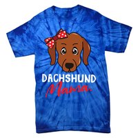 Dachshund Doxie Weenie Mom Mama Dog Lover Gift Meaningful Gift Tie-Dye T-Shirt