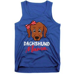 Dachshund Doxie Weenie Mom Mama Dog Lover Gift Meaningful Gift Tank Top