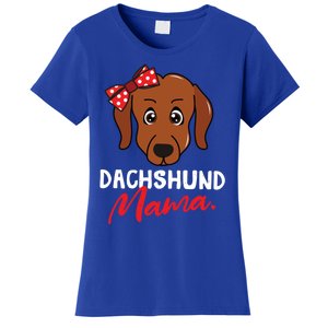 Dachshund Doxie Weenie Mom Mama Dog Lover Gift Meaningful Gift Women's T-Shirt