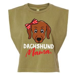 Dachshund Doxie Weenie Mom Mama Dog Lover Gift Meaningful Gift Garment-Dyed Women's Muscle Tee