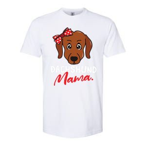 Dachshund Doxie Weenie Mom Mama Dog Lover Gift Meaningful Gift Softstyle CVC T-Shirt