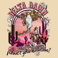 Delta Dawn WhatS That Flower You Have On Western Country Drawstring Bag