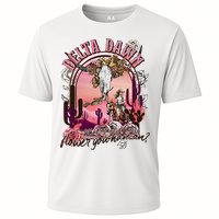 Delta Dawn WhatS That Flower You Have On Western Country Cooling Performance Crew T-Shirt