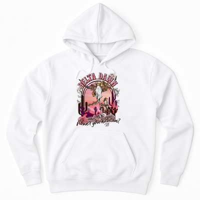 Delta Dawn WhatS That Flower You Have On Western Country Hoodie