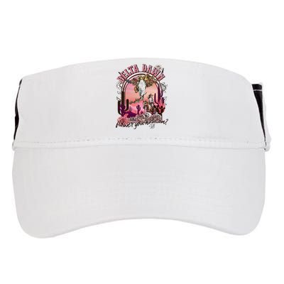 Delta Dawn WhatS That Flower You Have On Western Country Adult Drive Performance Visor