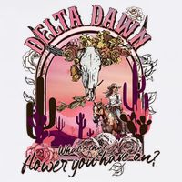 Delta Dawn WhatS That Flower You Have On Western Country Cooling Performance Long Sleeve Crew