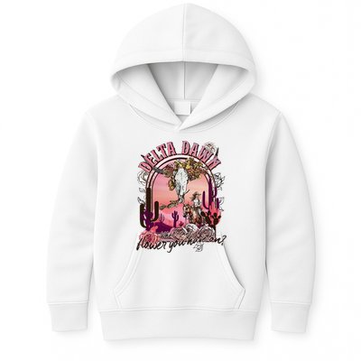 Delta Dawn WhatS That Flower You Have On Western Country Kids Hoodie