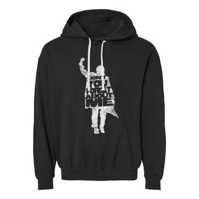 Designer Dont You Forget About Me 80s Movie Garment-Dyed Fleece Hoodie