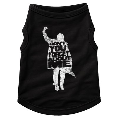 Designer Dont You Forget About Me 80s Movie Doggie Tank
