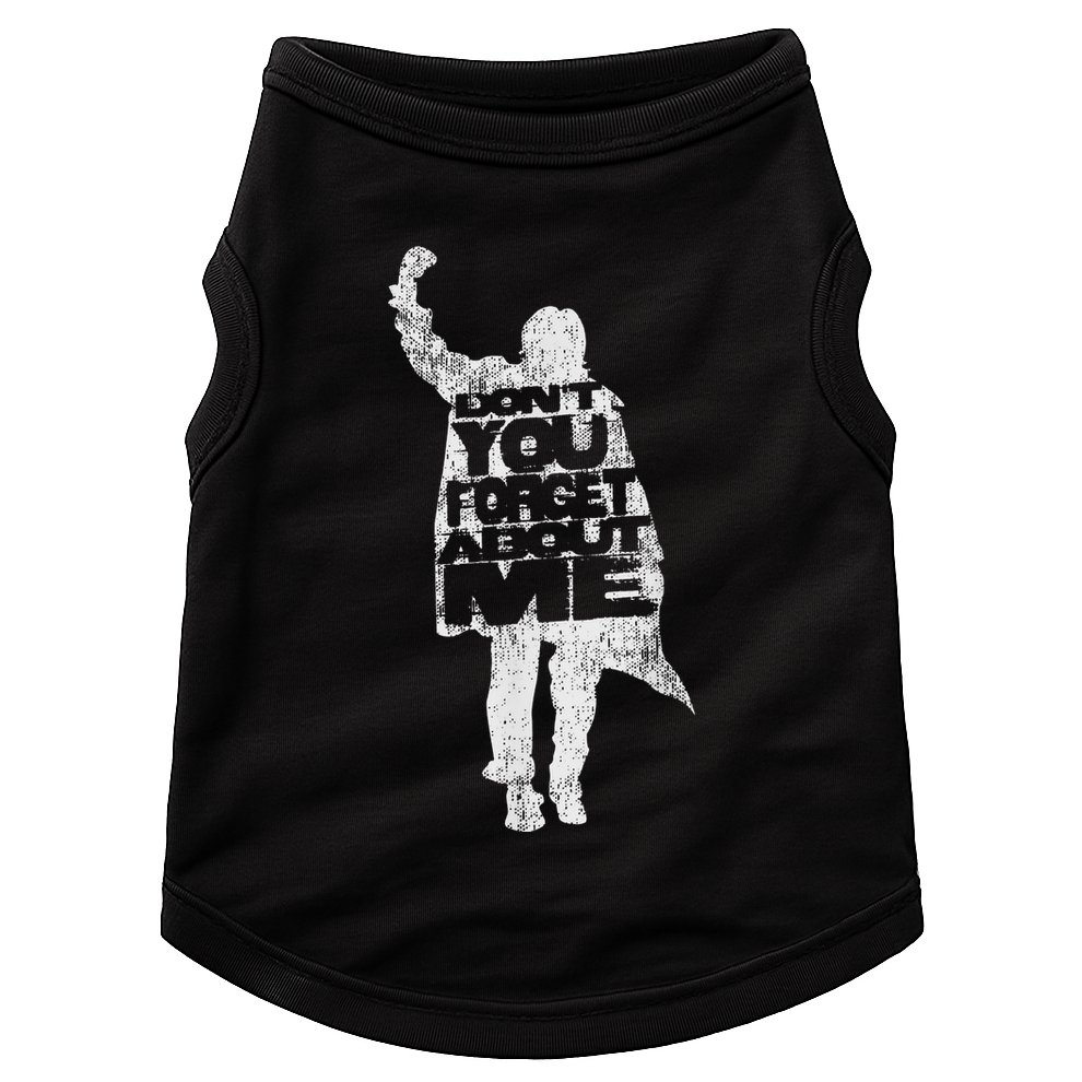 Designer Dont You Forget About Me 80s Movie Doggie Tank
