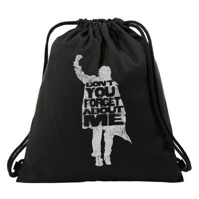 Designer DonT You Forget About Me 80S Movie Drawstring Bag