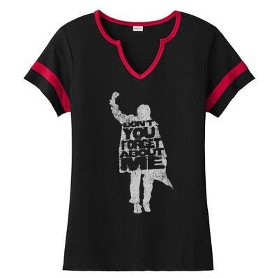 Designer DonT You Forget About Me 80S Movie Ladies Halftime Notch Neck Tee