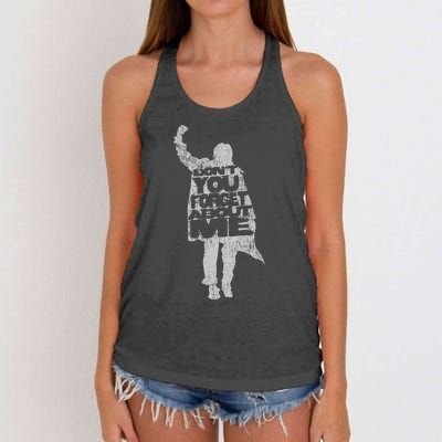 Designer DonT You Forget About Me 80S Movie Women's Knotted Racerback Tank