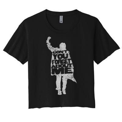 Designer DonT You Forget About Me 80S Movie Women's Crop Top Tee