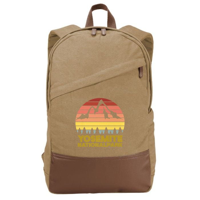 Debbie Dunn Yosemite National Park Tee Cotton Canvas Backpack