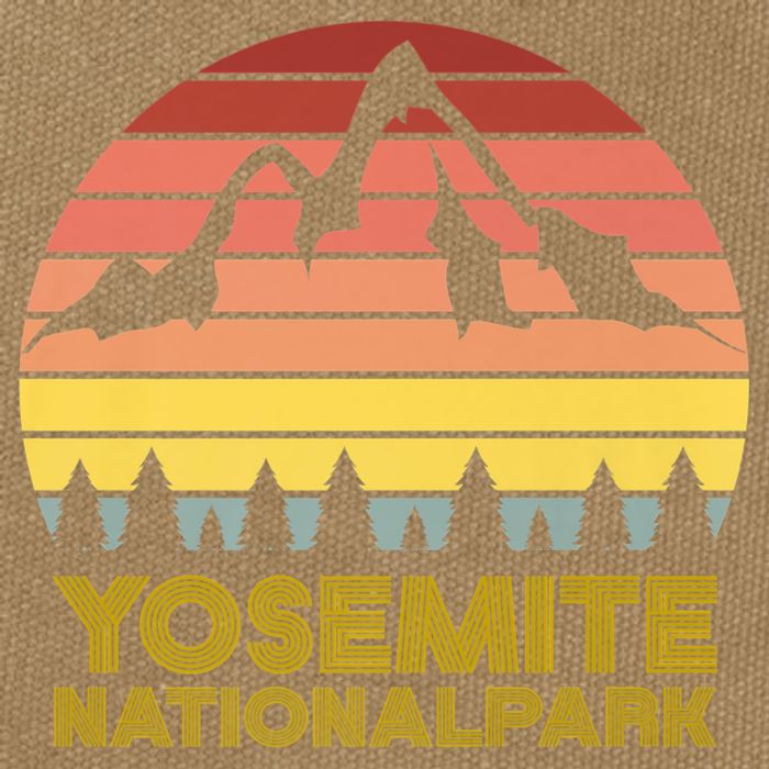 Debbie Dunn Yosemite National Park Tee Cotton Canvas Backpack