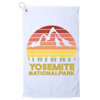 Debbie Dunn Yosemite National Park Tee Platinum Collection Golf Towel