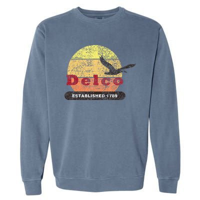 Delco Est. 1789 Goose Distressed Garment-Dyed Sweatshirt