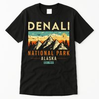 Denali Est. 1917 Vintage Retro Alaska National Park Tall T-Shirt
