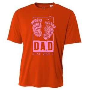 Dad Est 2025 Girl Cooling Performance Crew T-Shirt