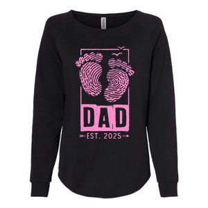 Dad Est 2025 Girl Womens California Wash Sweatshirt