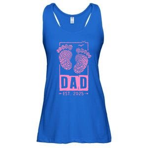 Dad Est 2025 Girl Ladies Essential Flowy Tank